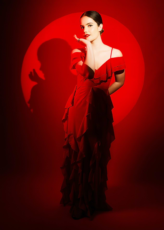 Woman in Red Dress