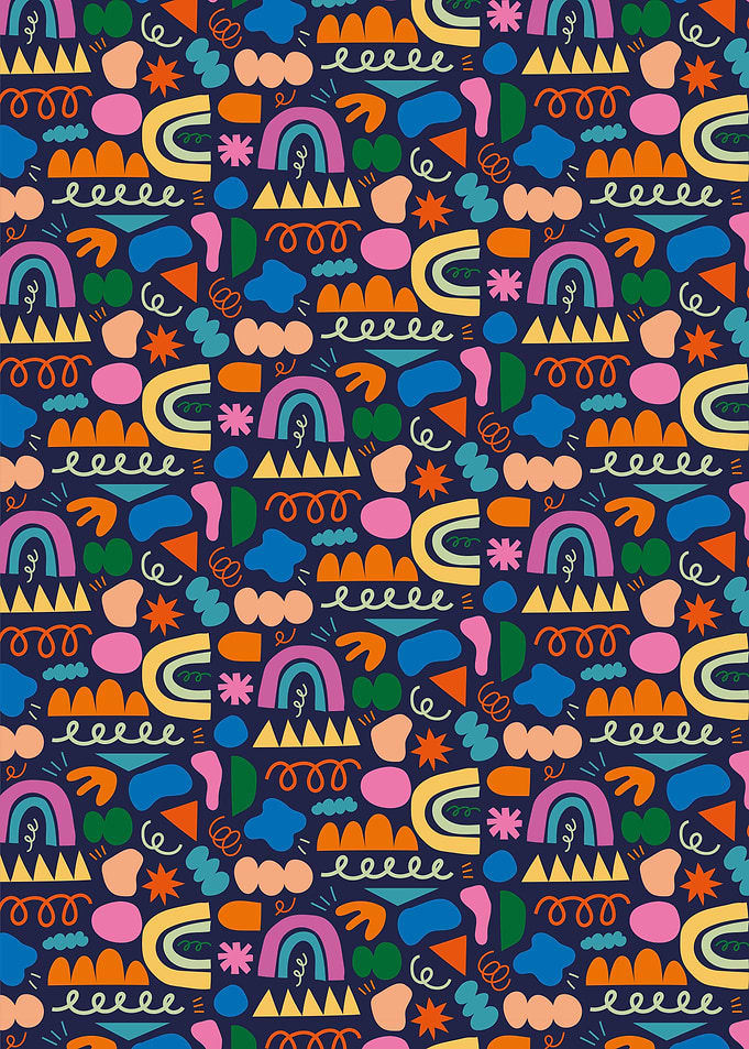 Abstract Rainbow Pattern