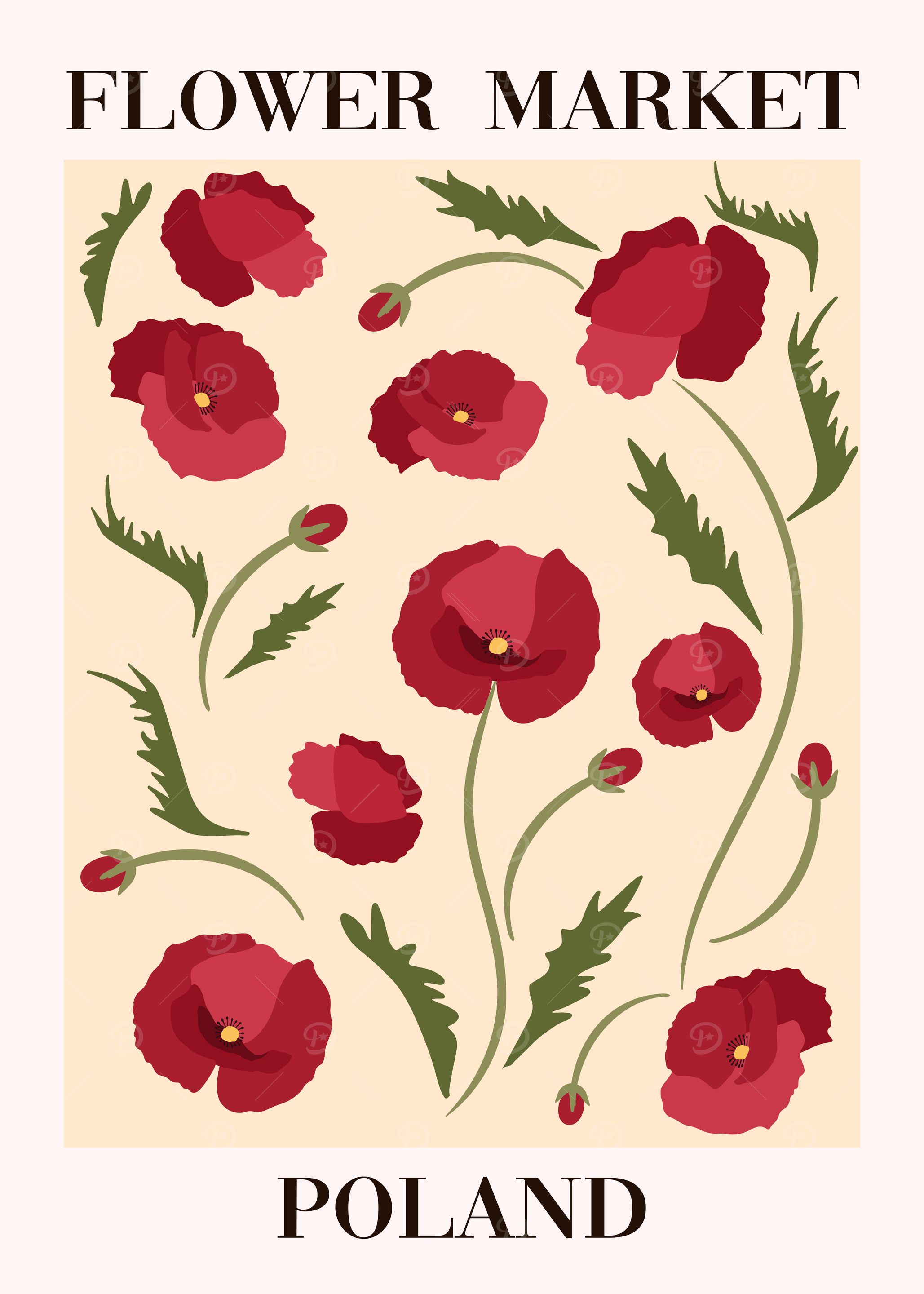 Poppy Flower Market Poland