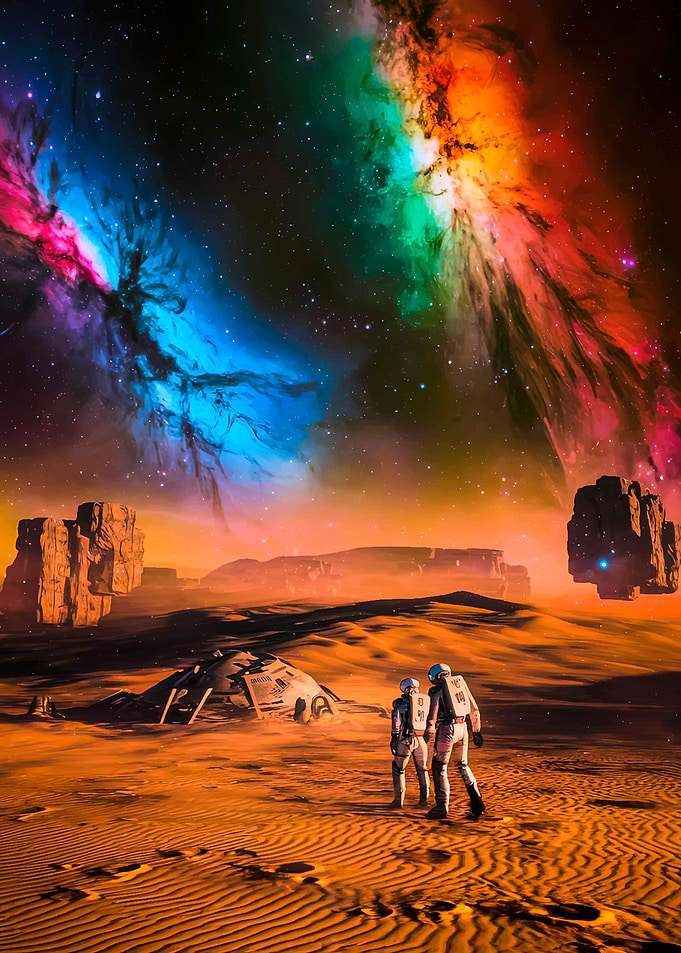 Astronauts on Alien Planet