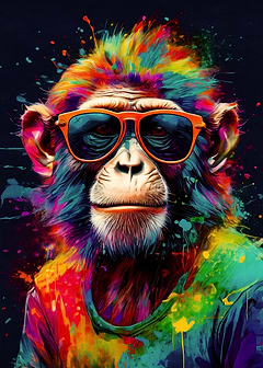 Cool Monkey Art