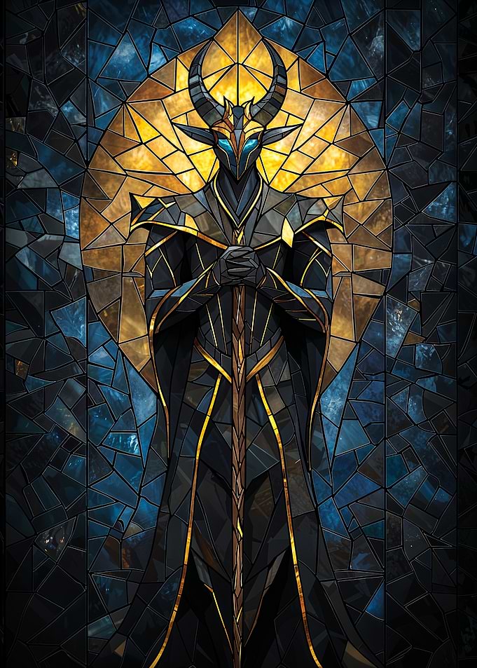 Stained Glass Demon