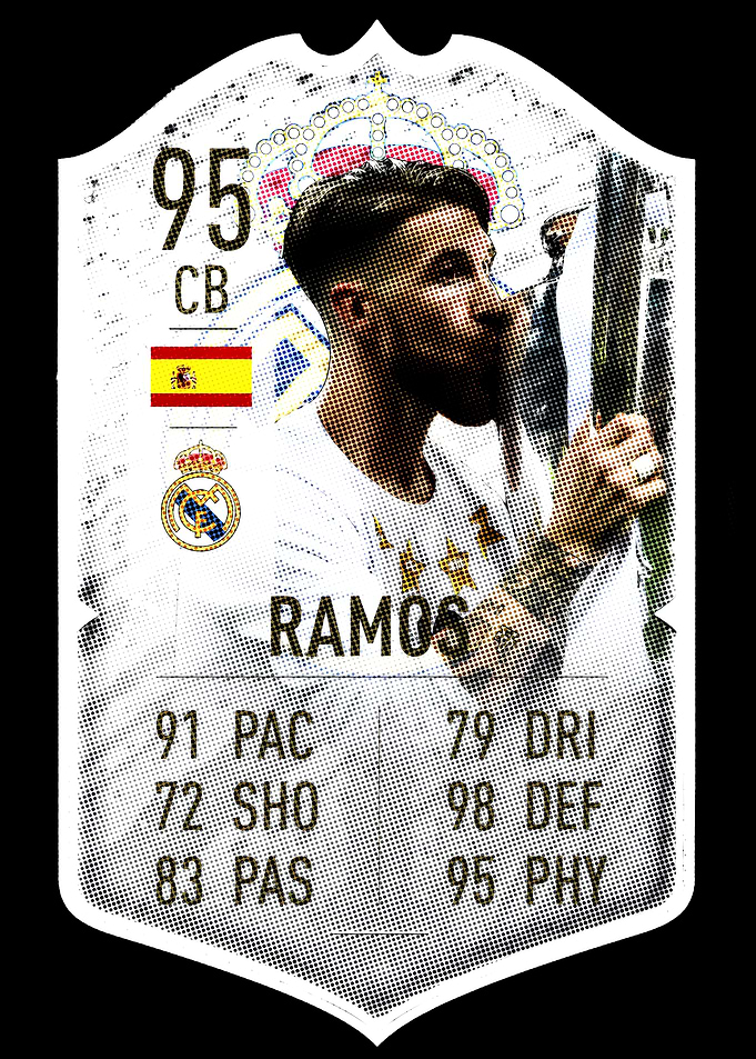 Sergio Ramos Football Card
