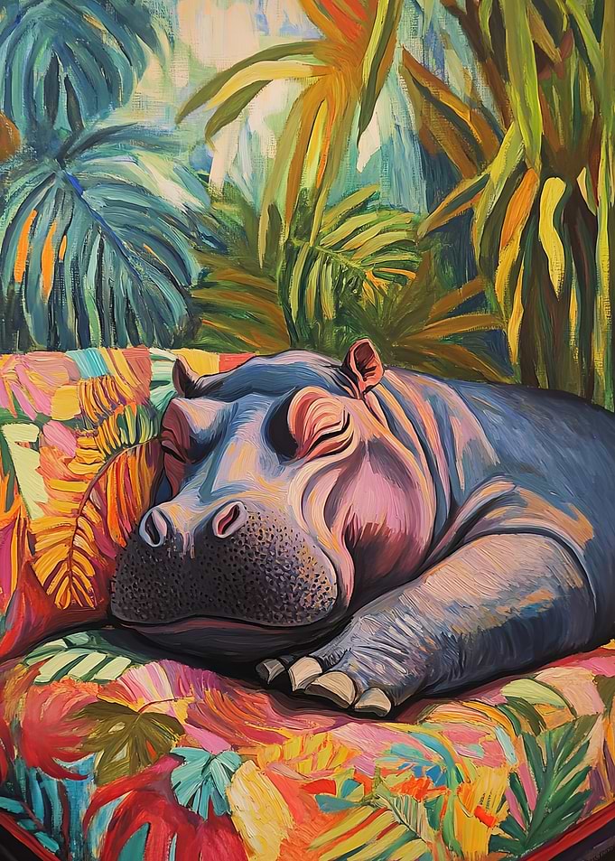 Sleeping Hippo