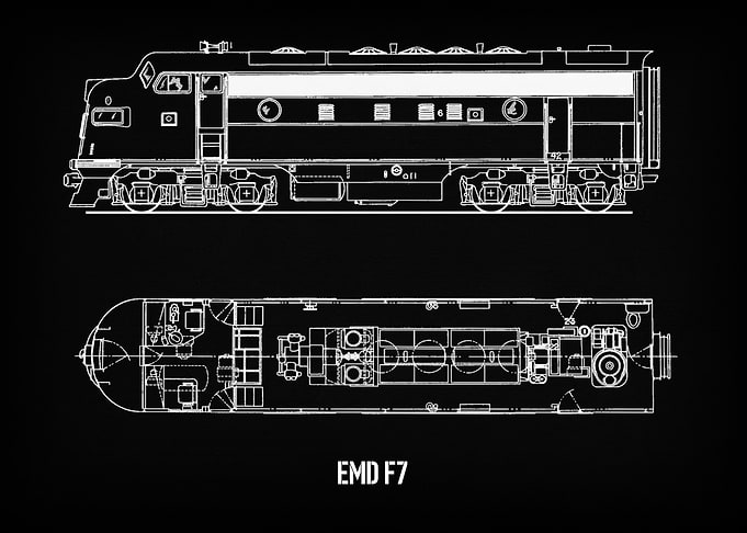 EMD F7 Locomotive