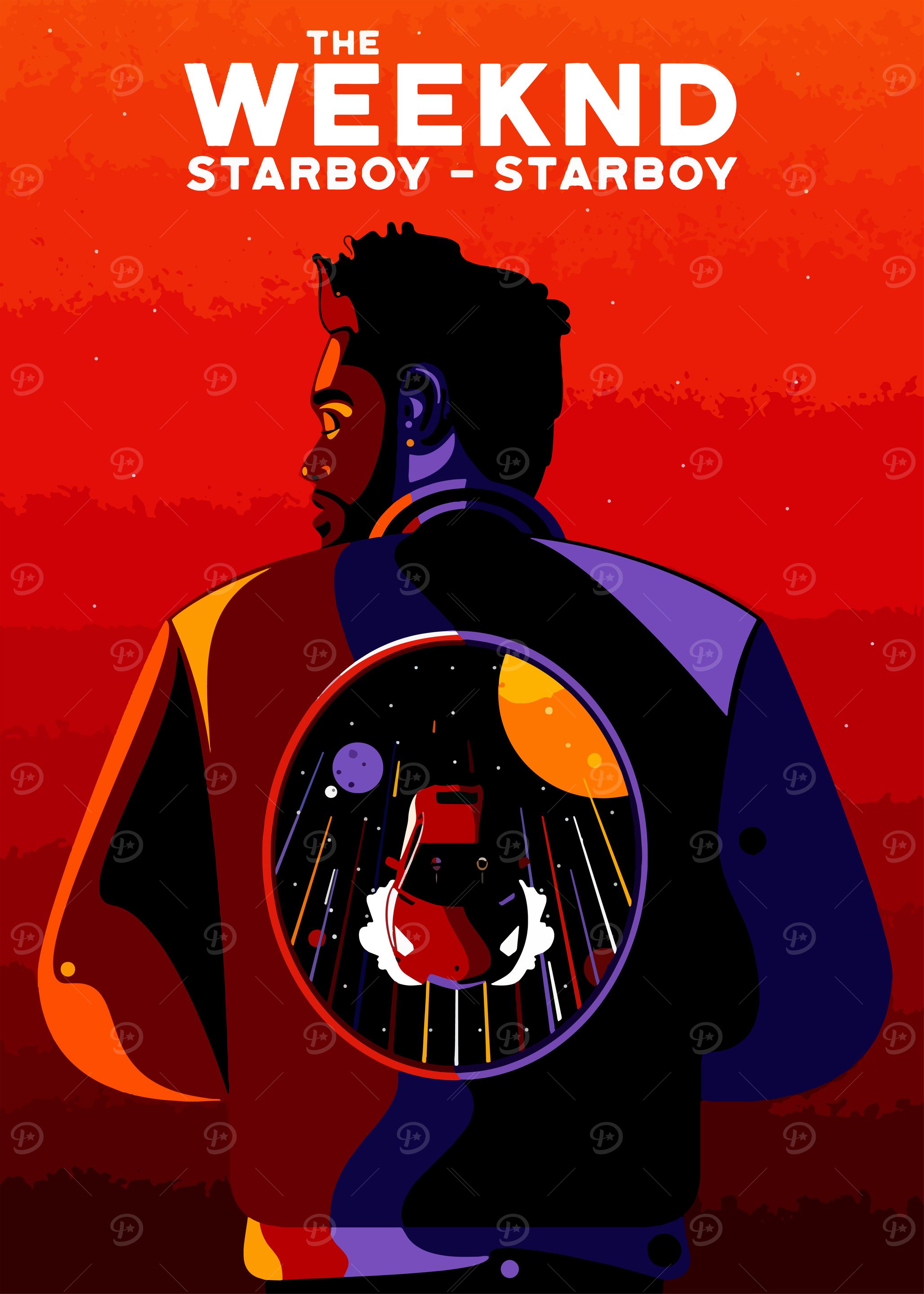 The Weeknd Starboy Poster