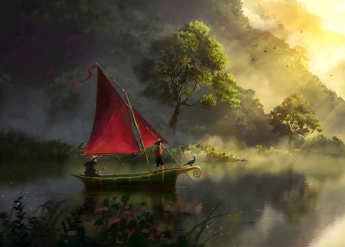 Sailing Through Mist
