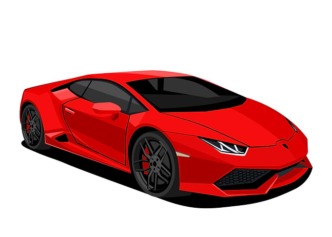 Red Lamborghini