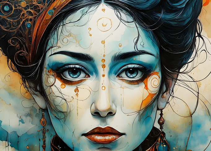 Mystical Woman Portrait