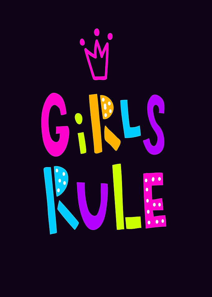Girls Rule Neon Sign