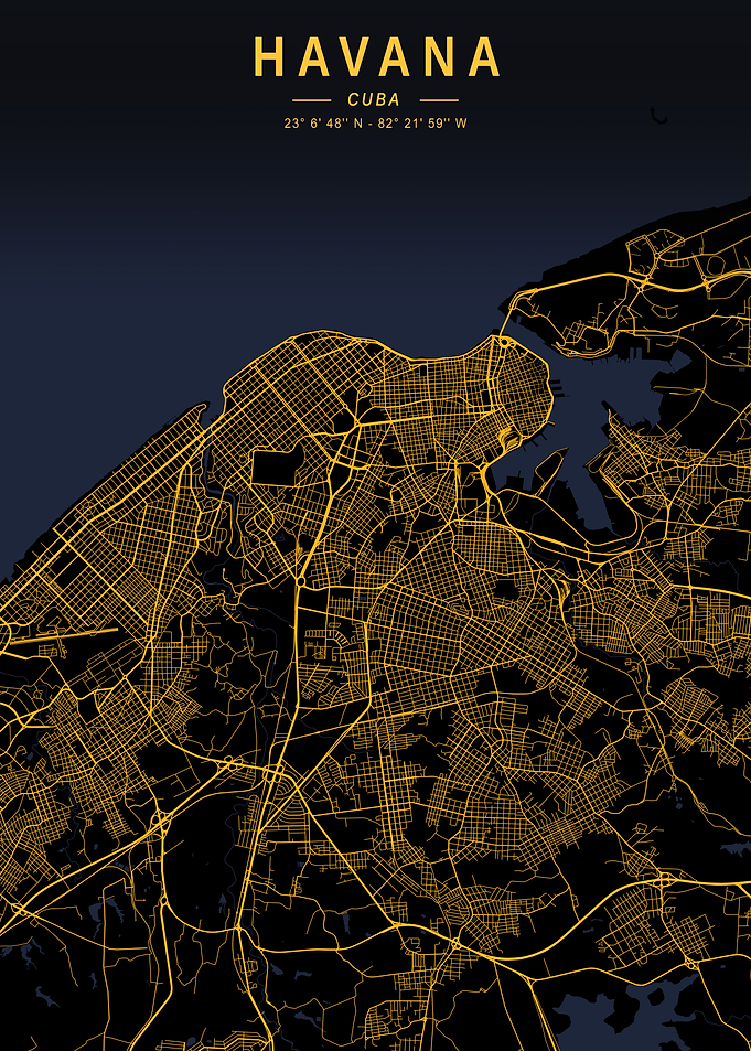 Havana Golden City Map