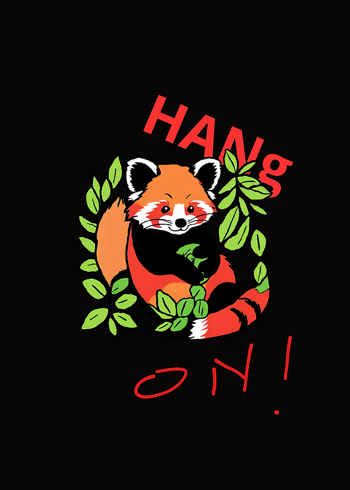 Red Panda Hang On