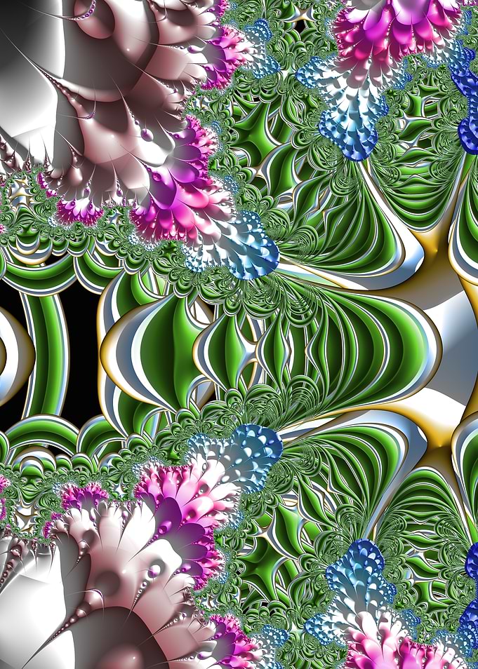 Abstract Floral Fractal
