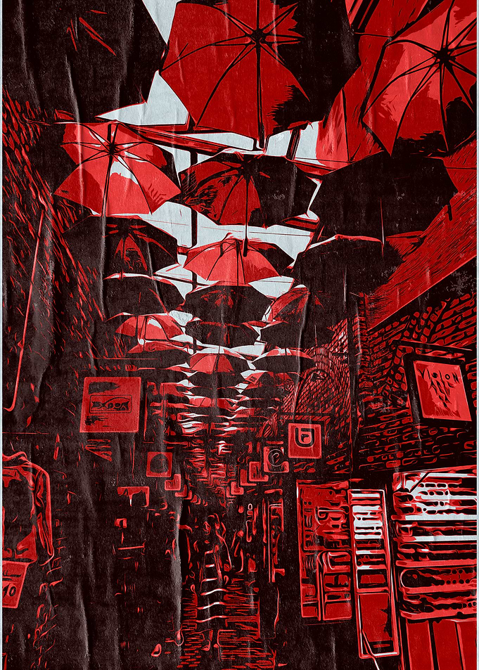 Red Umbrellas Alley