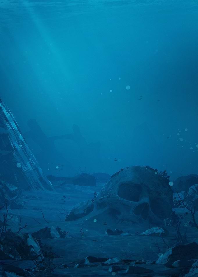 The past is dead - Underwater Skull