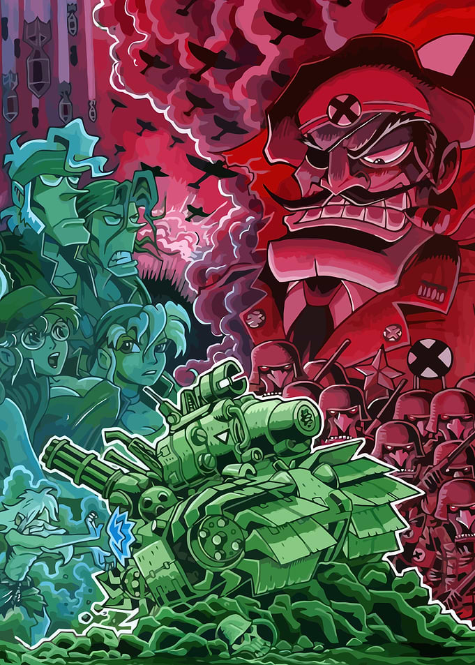 Warfare Comic Art