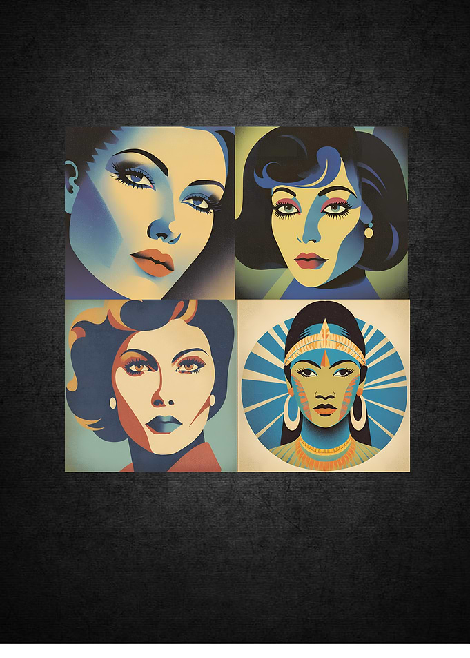 Four Women Portraits