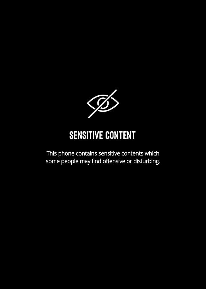 Sensitive Content Warning