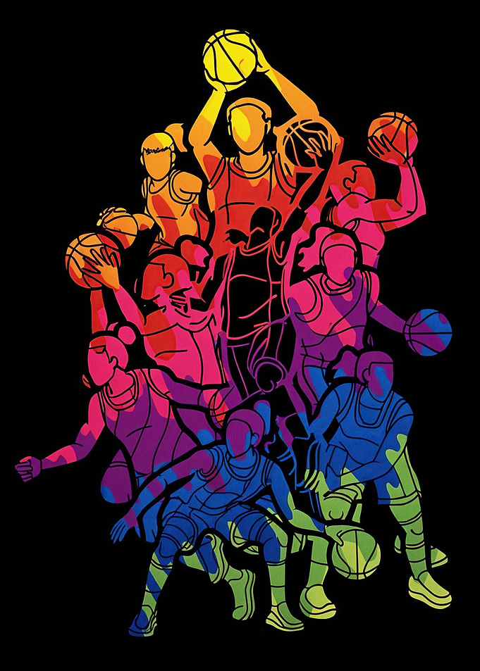 Basketball Players Sport