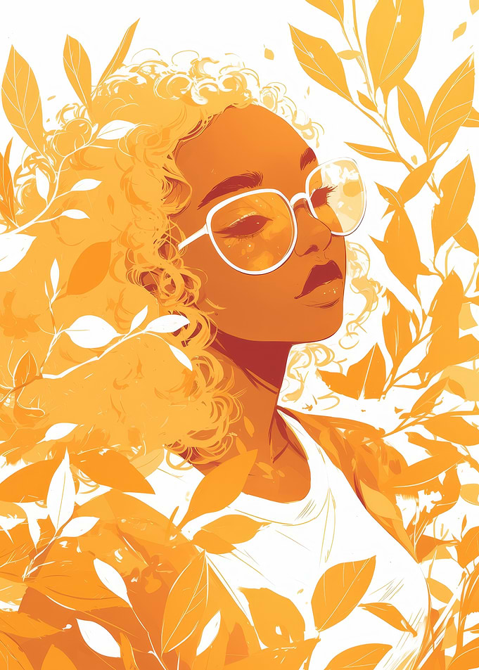 Golden Black Woman