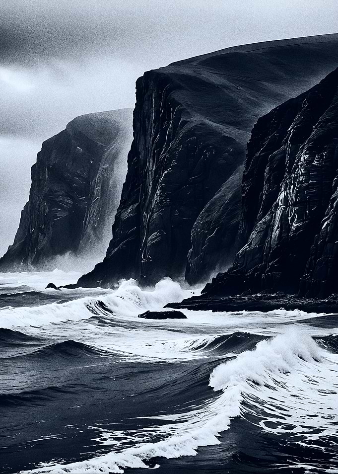 Stormy Sea Cliffs