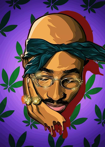 Tupac Shakur Digital Art