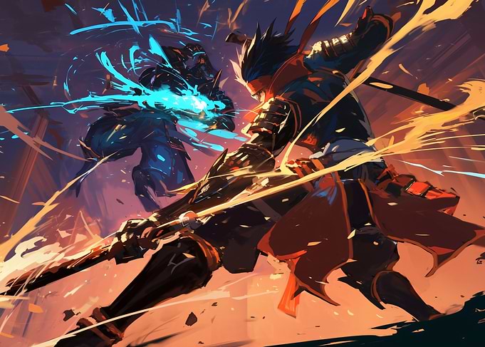 Blue Samurai & Red Samurai