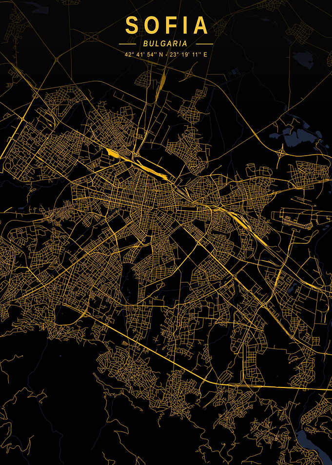 Sofia Golden City Map