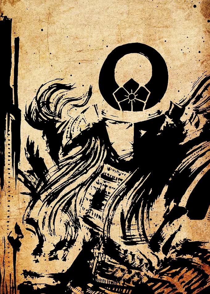 Samurai Warrior Art Print