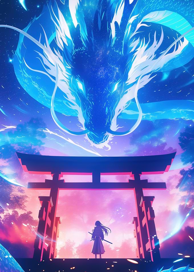 Dragon torii Gate Anime