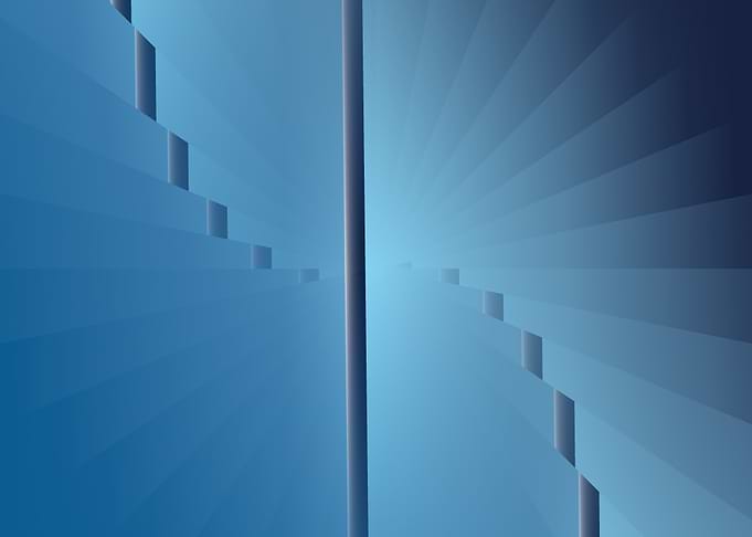 Abstract Blue Gradient