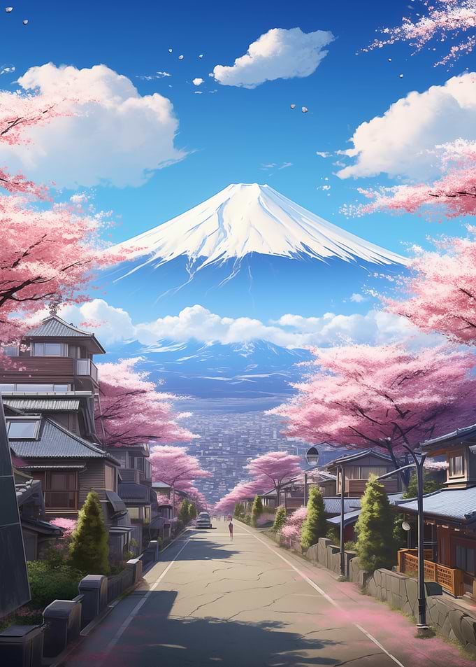 Mount Fuji Cherry Blossom