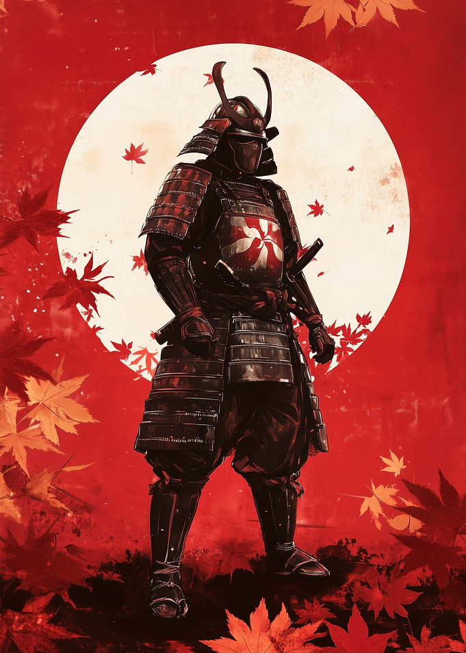 Cherry Samurai Warrior