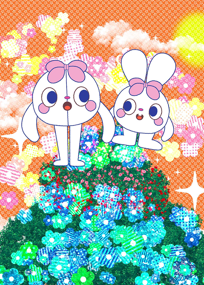 Cute Bunny Friends