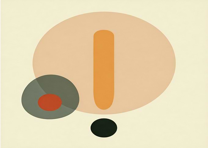 Abstract Geometric Art question mark