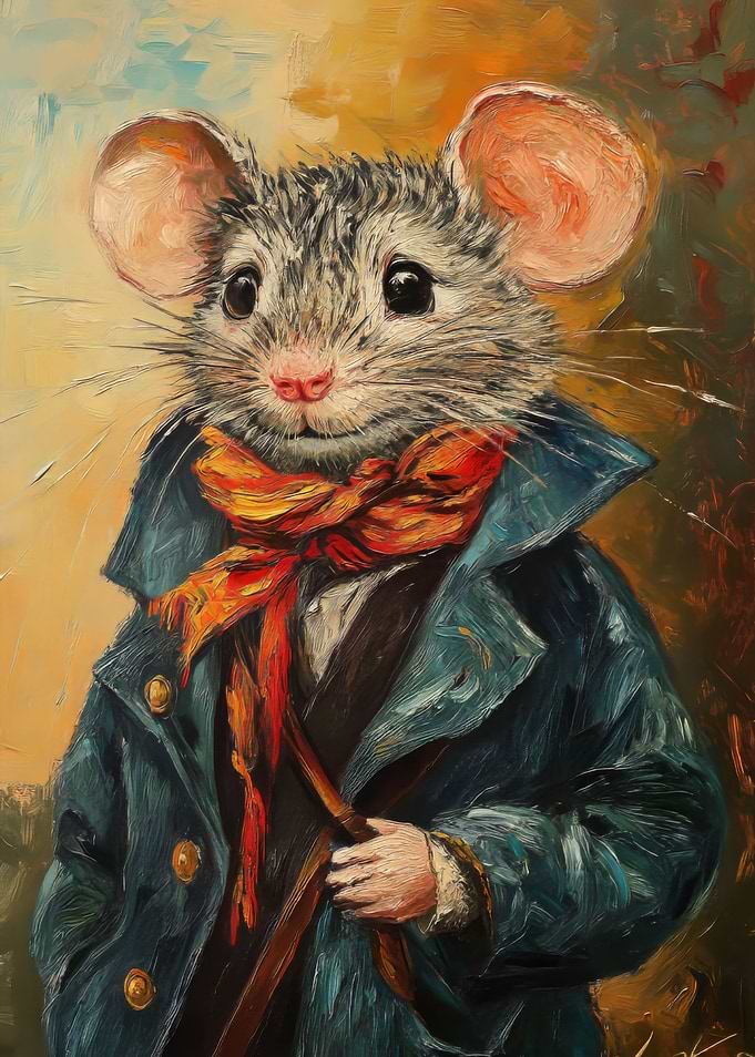 Mouse in a Blue Coat