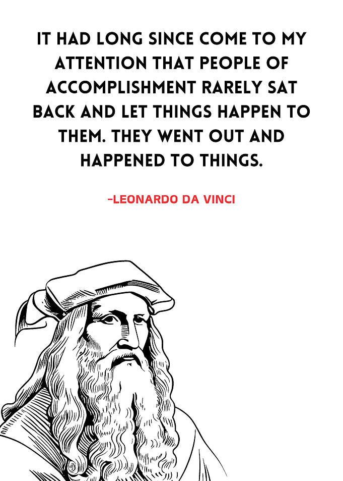 Leonardo da vinci Quote