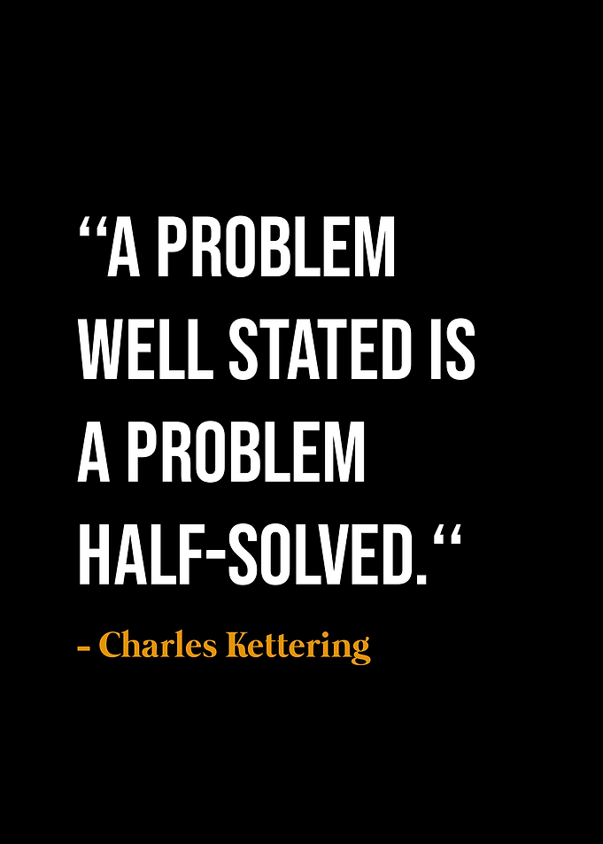 Problem Well Stated