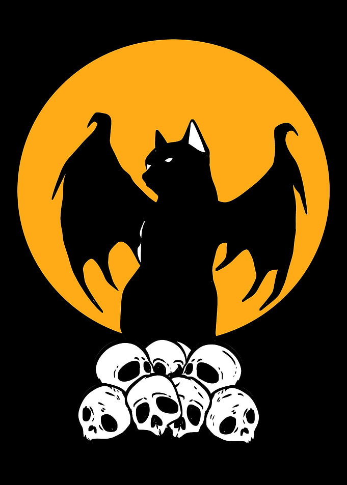 Bat Cat Cat Mom Gift