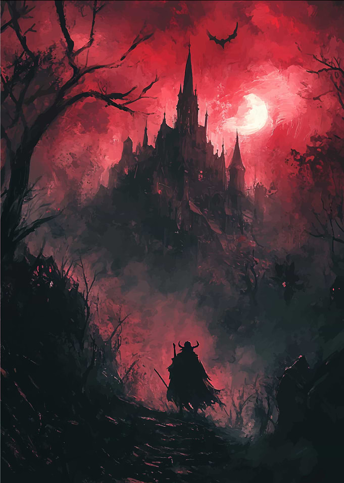 Blood Red Hunter's Moon