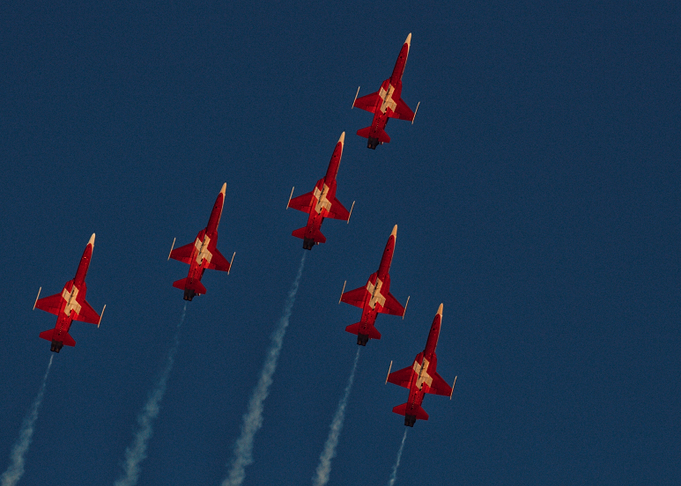 Swiss Air Force Jet Display