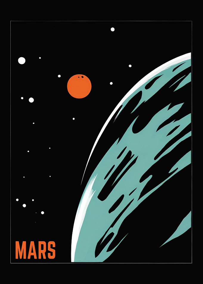 Mars Planet Illustration