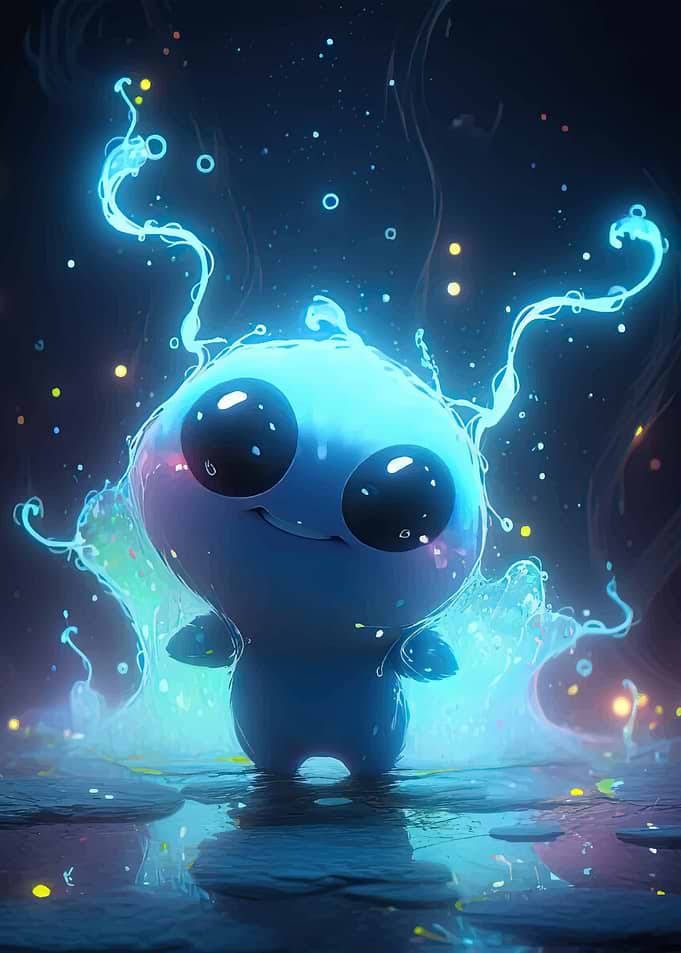 Cute Blue Creature