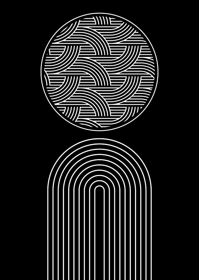 Abstract Geometric Art