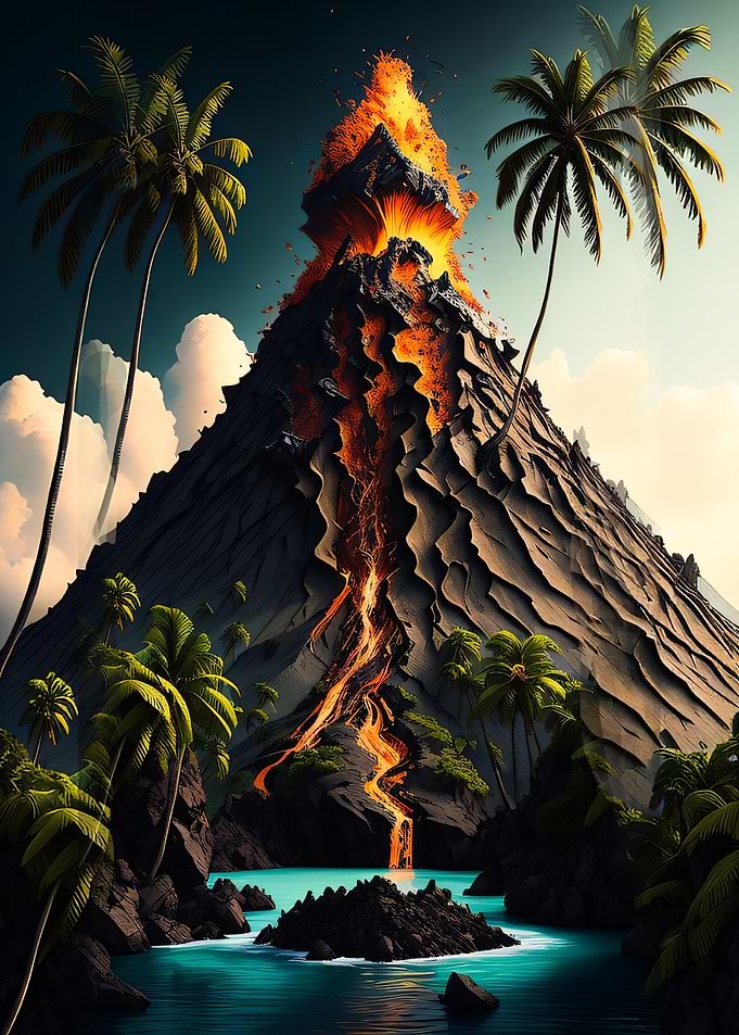 Volcanic Island Paradise