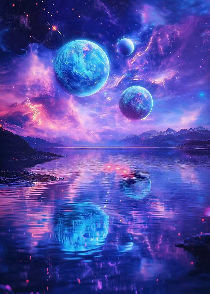 Moons Celestial Lake