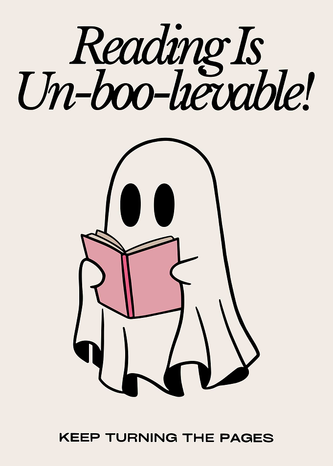 Ghost Reading Book