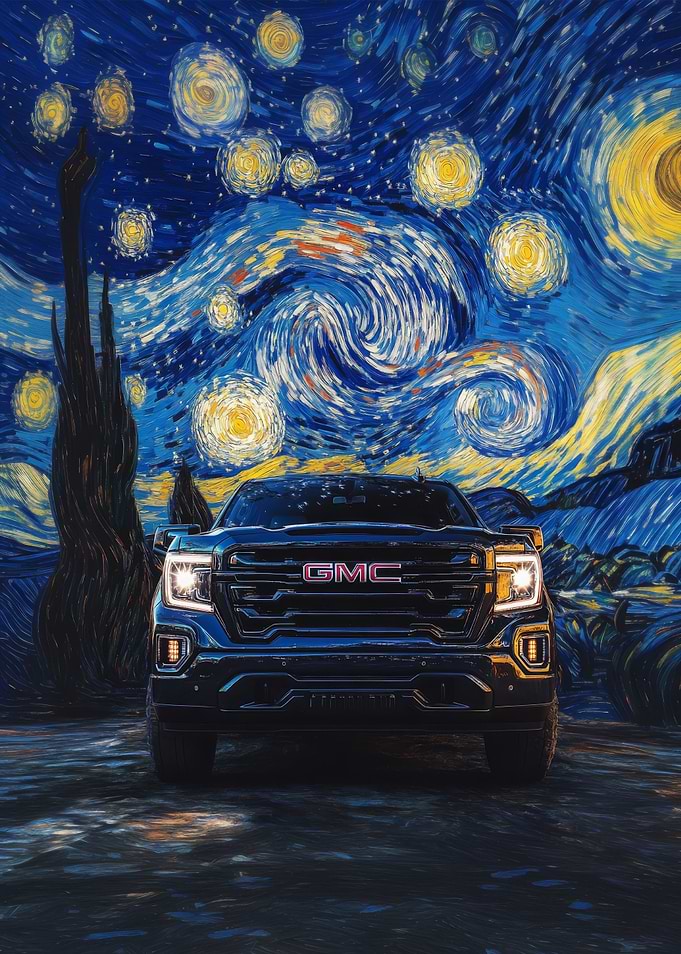 GMC Truck Starry Night