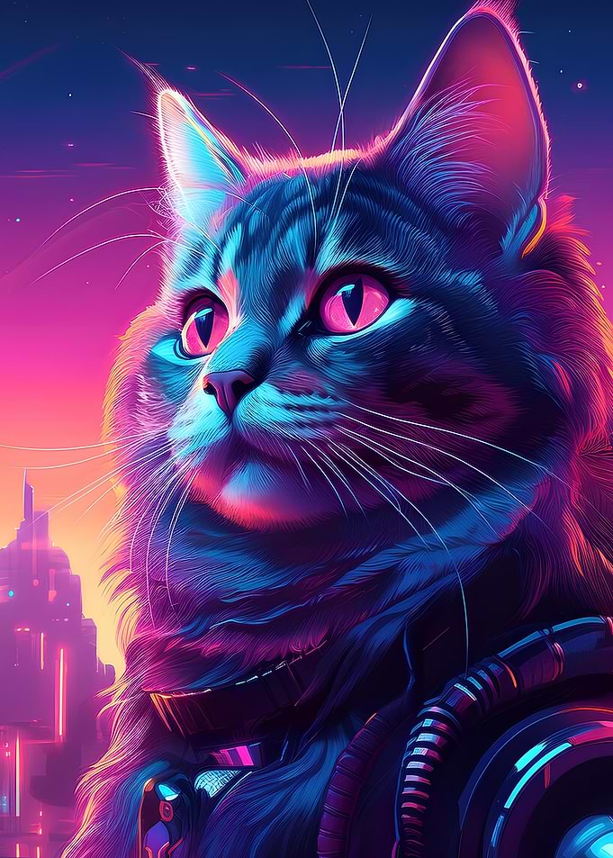 Cyberpunk Cat