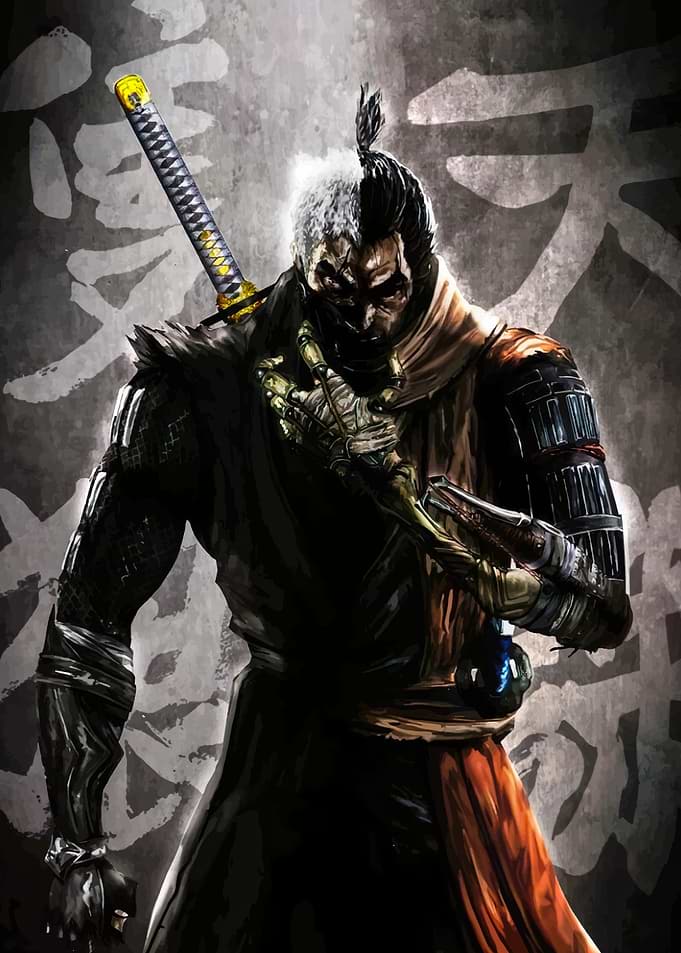 Samurai Warrior with KatanaKatana game